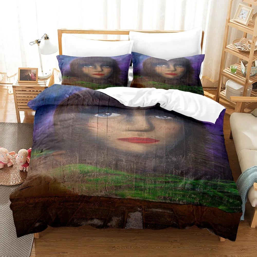 Graffiti Duvet Cover Kid Boys Youth Modern Wall Urban Street Art Painting Polyester Set King Queen Size Bedding Set Pillowcases