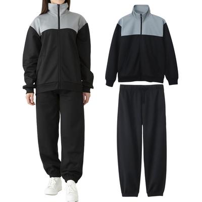 Trikot-Oberteil und -Hose schwarz Set, wasserabsorbierendes, schnelltrocknendes Trikot,