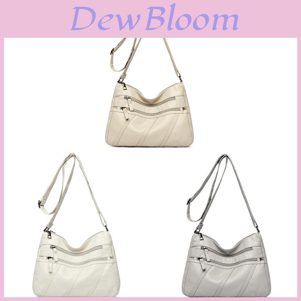 Womens Pu Crossbody Bag With Zipper Pocket For Daily Casual Use