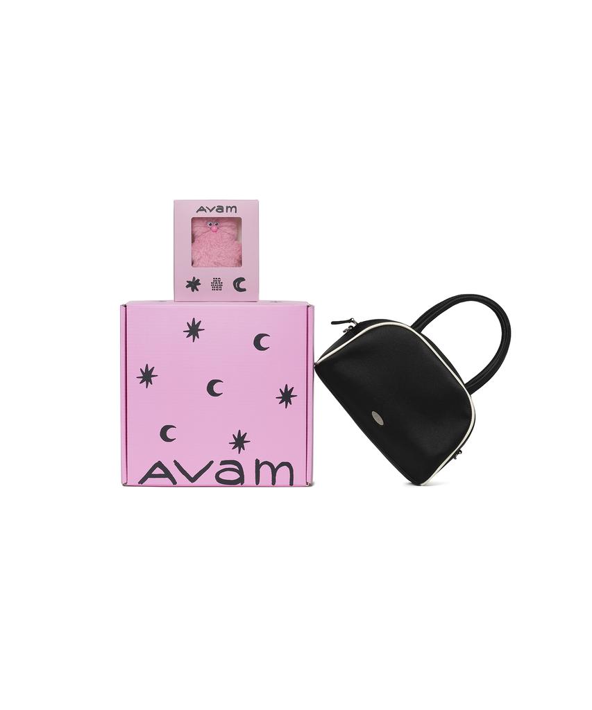 Avam Home Satin Mini Tote Bag Black
