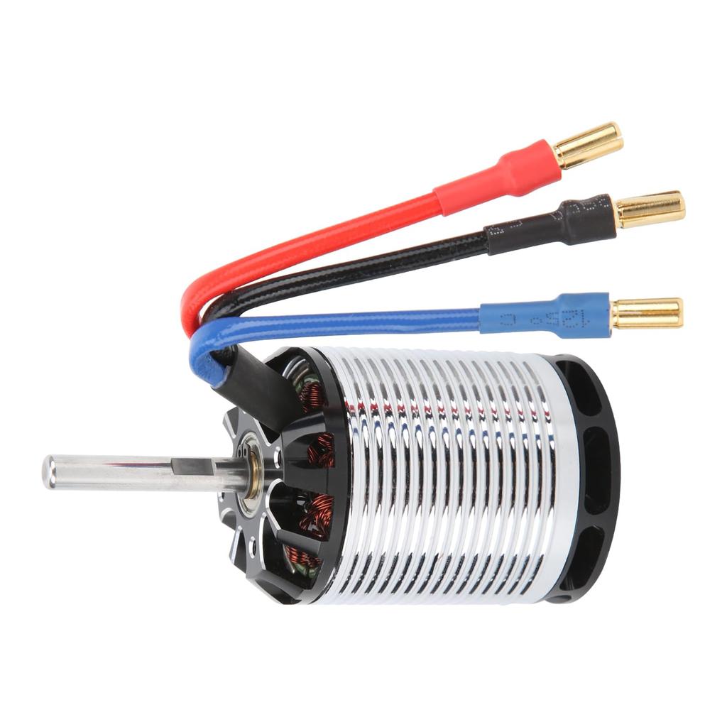 Jiawu H550 Brushless Motor, RC Helicopter Accessories Aluminum Alloy H550 3538 1220KV Brushless Motor with Copper Tube for 550 RC Helicopter