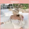 Raffia Straw Sun Hat For Women With Sun Protection And Breathability Summer Fashion