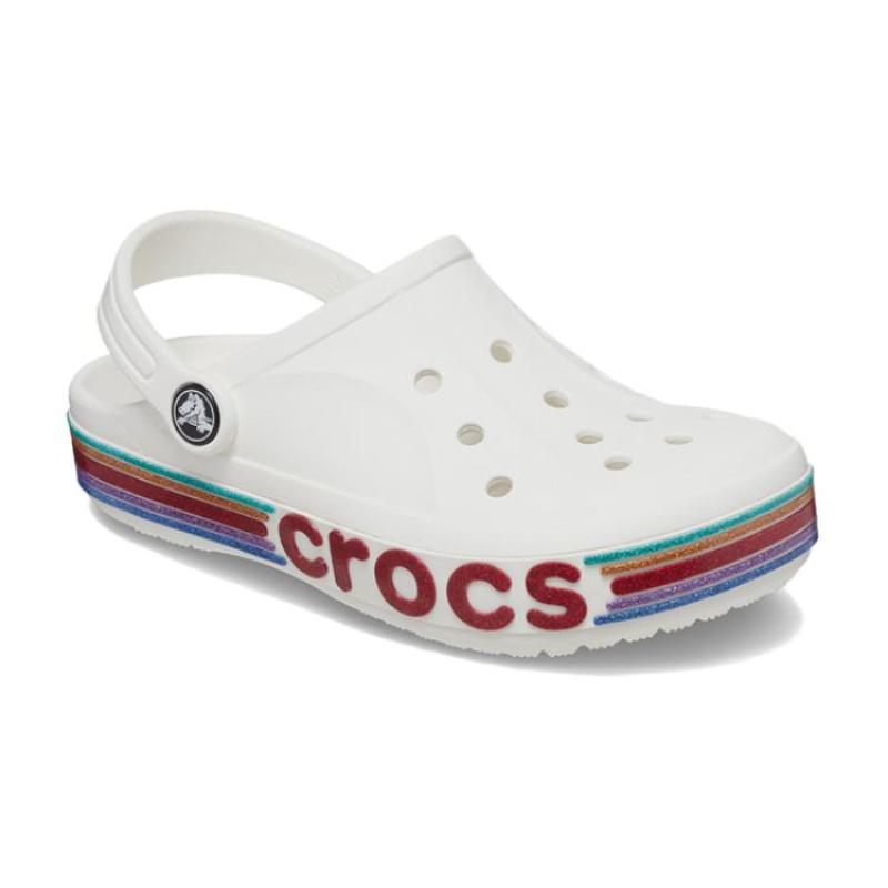 Crocs Comfortable and Casual Non-slip Shock-absorbing and Wear-resistant Children's Sandals White Children's Model