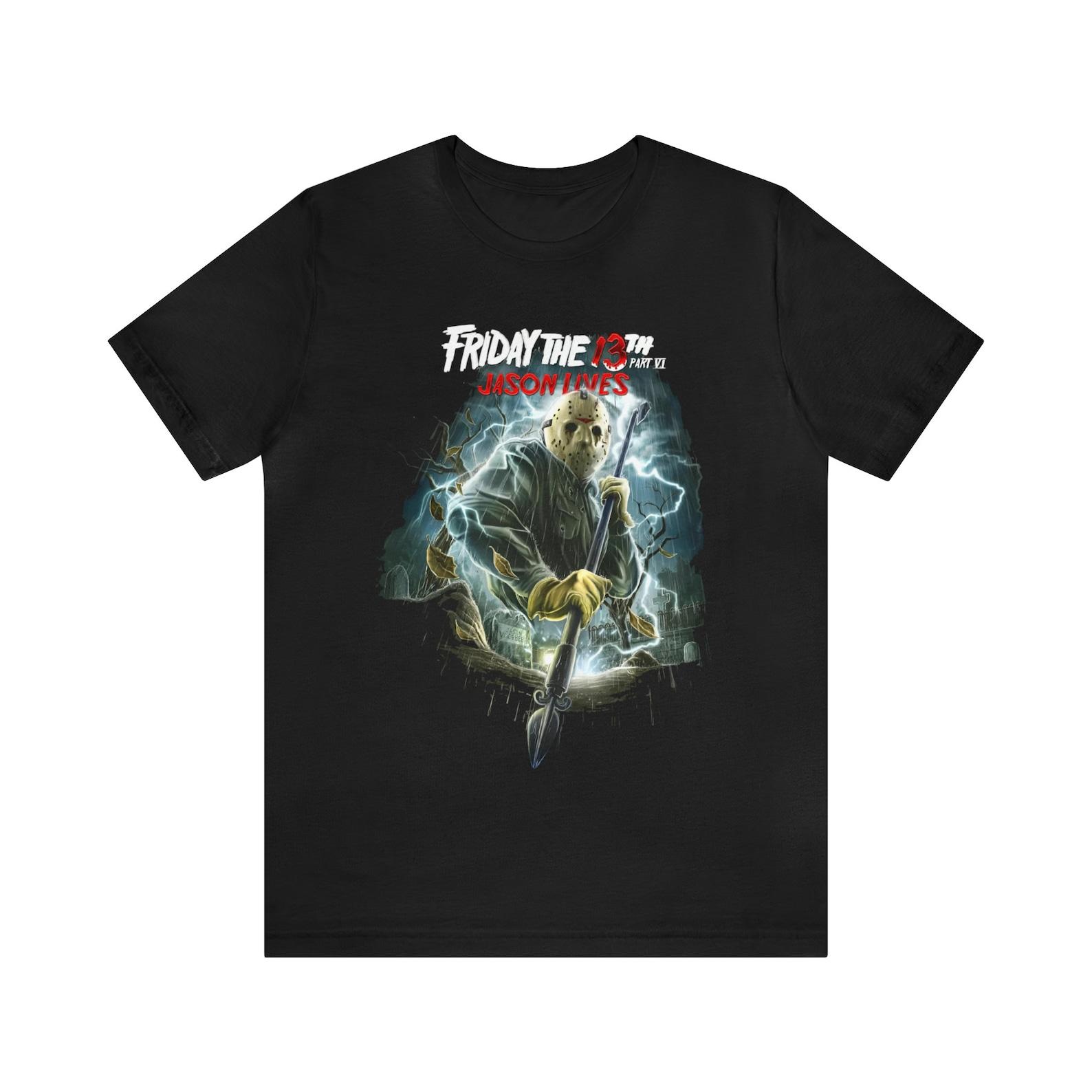 Friday the 13th Part 6 Jason Lives Bella Canvas Unisex Jersey Short Sleeve Tee 110