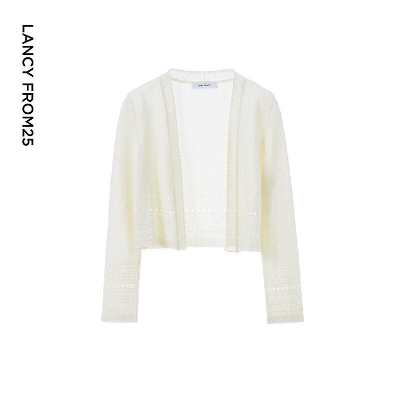 Langzi Elegant Open-Front Knit Cardigan