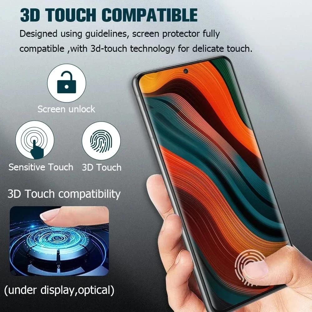 2pcs Fingerprint Unlocking Tempered Glass For Samsung Galaxy S26 S25 Edge S24 S23 Ultra S22 S21 S20 FE S10 S9 S8 Note 20 Ultra 5G Screen Protector