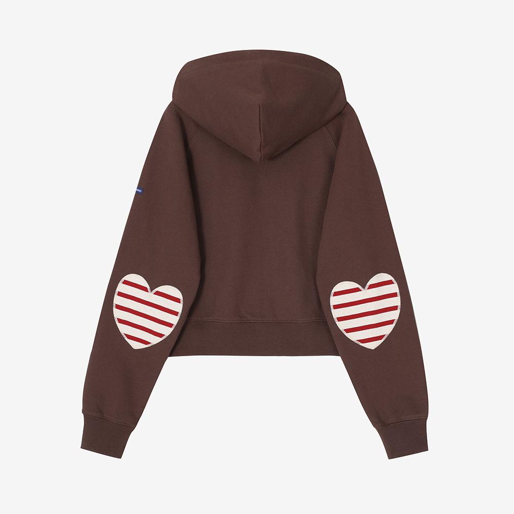 Saint James Bonbon Petit Hoodie Zip-Up (Brw) Asjf261Kr07-Brw Dark Brown/S