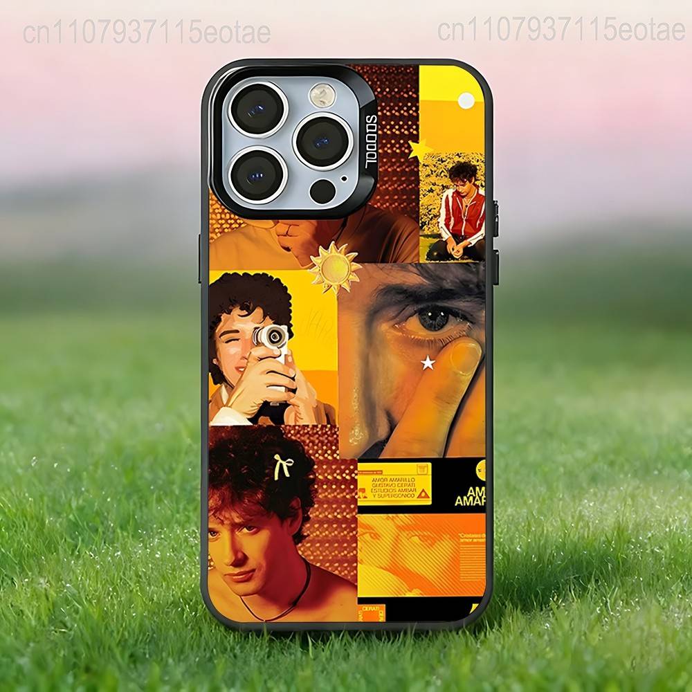 

Singer Gustavo C-Cerati S-Soda-S Phone Case For iPhone 17,16,15,14,13,12,11,Pro,Max,Plus,E,Air,Mini Black Tpu IMD Cover iPhone12mini