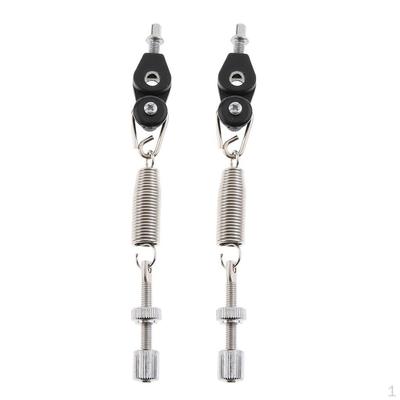 2 Set Premium Metall Schlagzeug Fußpedal Feder Nocken Spannfedern Ersatz Perkussionsinstrument