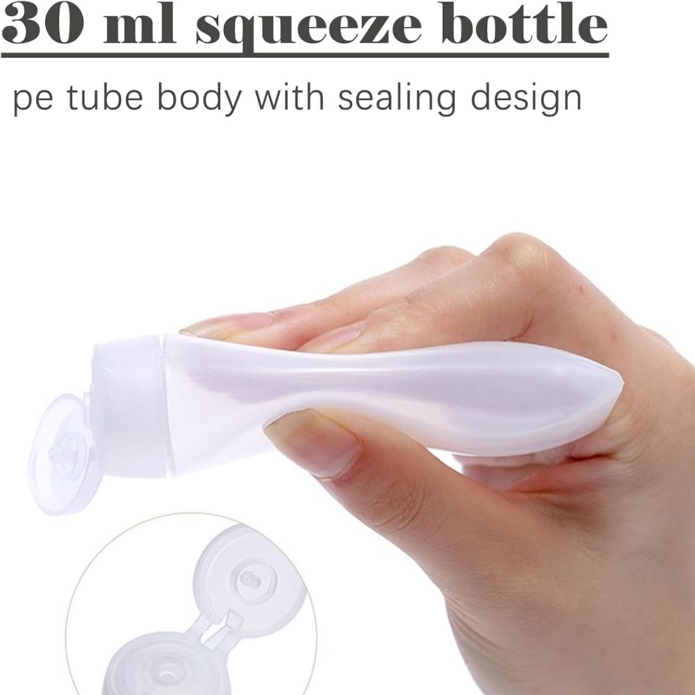 10pack Travel Bottles for Toiletries,Leak Proof Travel Size Containers Kit Portable Refillable Travel Accessories,Conditioner,