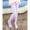 Spring, Autumn, Summer Thin Velvet Girls' Pantyhose Children's School Uniform Socks Big Kids' White Dance Tights Stockings