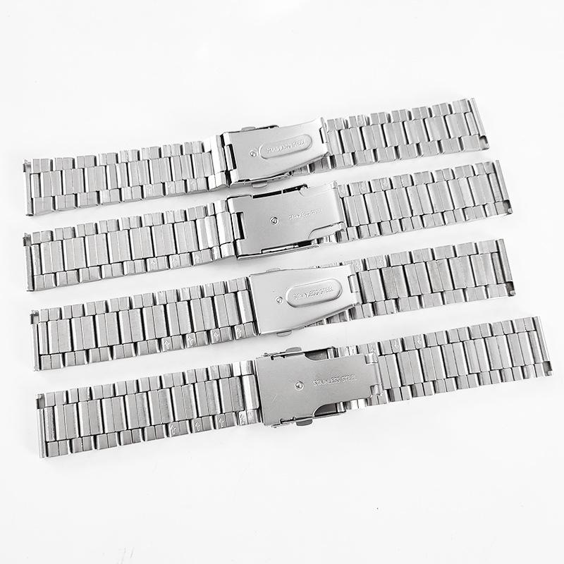 Men's Quick Release Stainless Steel Watch Band 20/22mm Metal Strap for Smartwatches