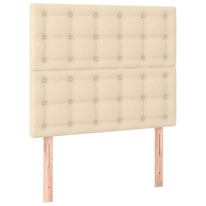 Headboard - Maison Exclusive - Cream - Adjustable Height - Wooden Feet