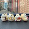 Y4UA Plush Hamster Car Company Hamster Car Ornament Attractive for Fun Loving Drives