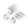 6pcs Month Desk Calendar Blocks Date Perpetual Desk Calendar Wooden Block Calendar  Classroom Use