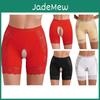 Damen High Waist Unterwäsche Freche Spitze Taille Boyshorts Schrittfreies Design Sicherheitsshorts Club Nacht Slips