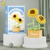 MOC Blume Sukkulente Topfpflanze Modellbaustein DIY Ewiger Strauß Zuhause Schreibtisch Pflanzen Dekoration Ziegel Mädchen Geschenk Kinderspielzeug
