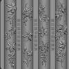 3D Silicone Nail Art Mold Rose Flower Bow Wing Retro Relief Pattern Design Diy Nail Templates Manicure Design Tool