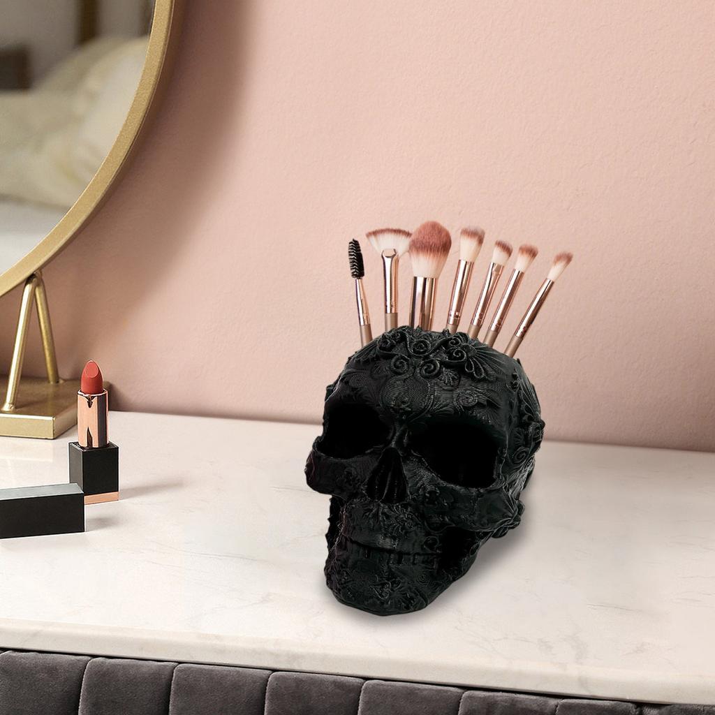 3D Printed Makeup Brush Holder – Unique Desktop Cosmetic Organizer And Display Stand
