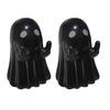 Light-Up Ghost Figurine Halloween Middle Finger Ghost Decoration Lighted Flip-off Ghost Ornament for Party Mantel Shelf Tabletop
