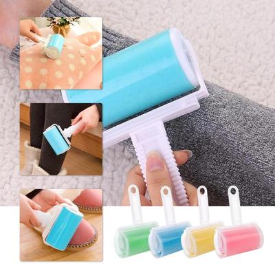 Washable Reusable Pet Hair Remover, Portable Sticky Dust Roller Lint Remover for Clothes, Sofa, Carpet and Furniture