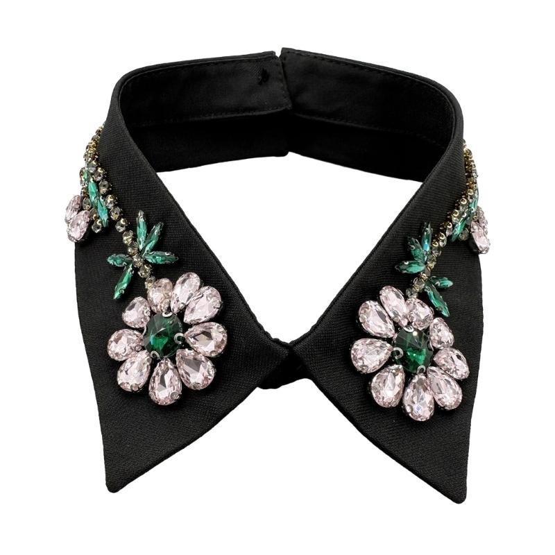 Woman Lapel Collar Shawl Decorative False Collar Elegant Removable Collar Sweater Shirt Collar for Women