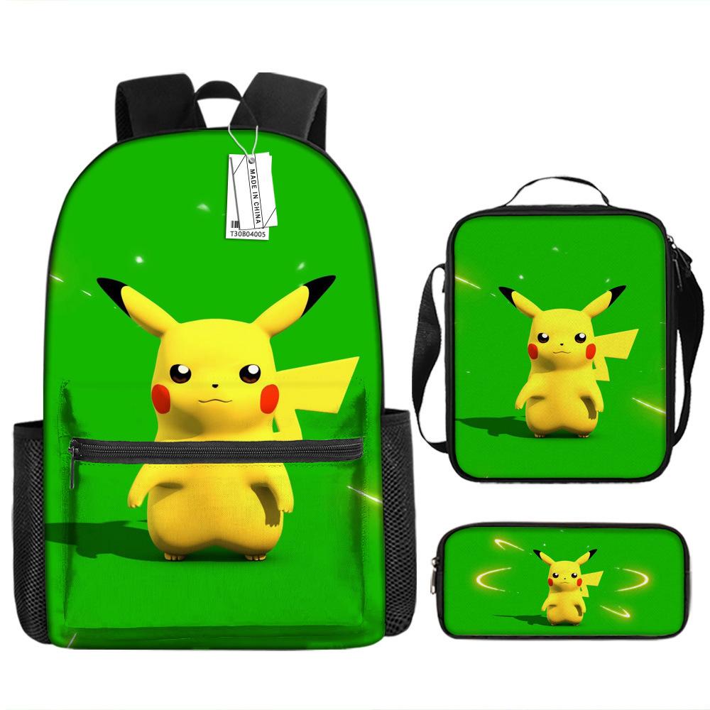 School Season Student Schoolbag Pokémon Pokémon Backpack Cartoon Satchel Pencil Case