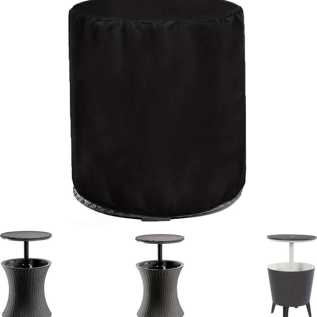 Oxford Cloth Cooling Table Cover Outdoor Wine Cooler Protective Cover Dustproof Round Cover