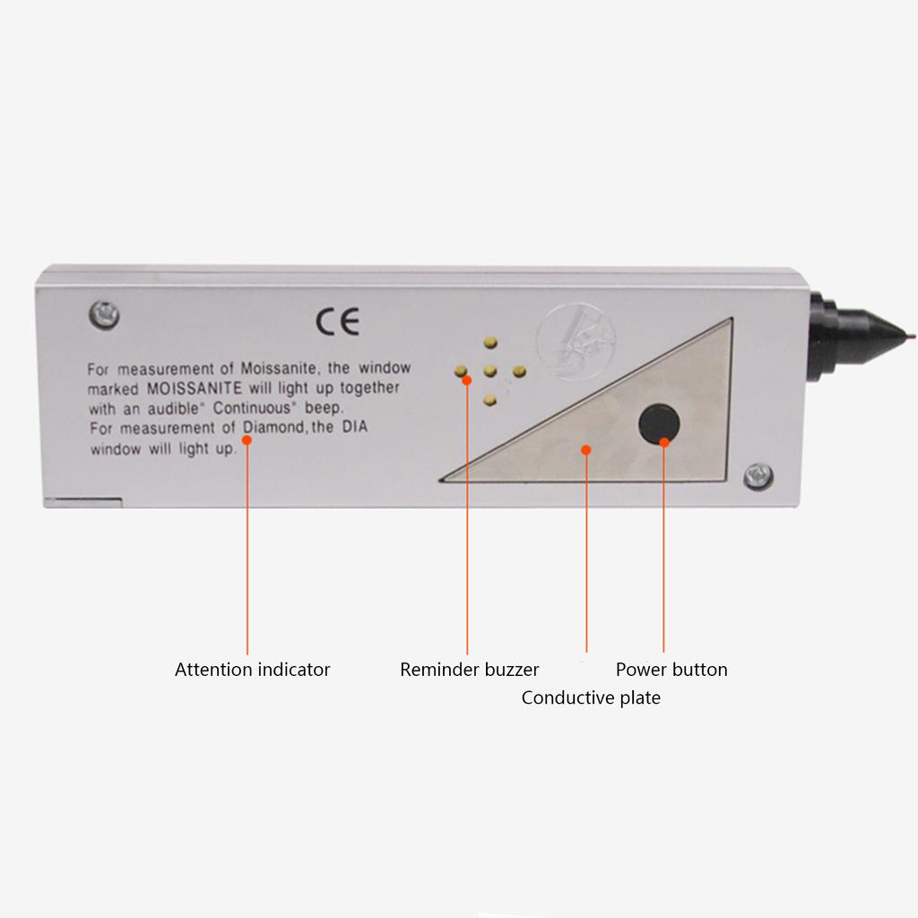 Hohe Genauigkeit Diamanttester Professioneller Diamanttester Stift Juwelierwerkzeug für Anfänger und Experten - Diamant