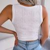 Sexy Women Sleeveless Summer Spring Wrap Up Knit Tank Top