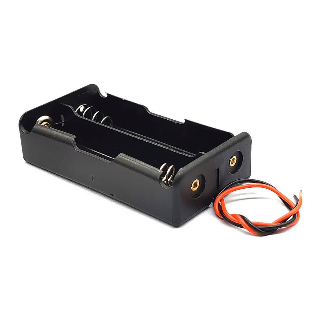 Basket 2 X 18650 Connected In Series + Wires