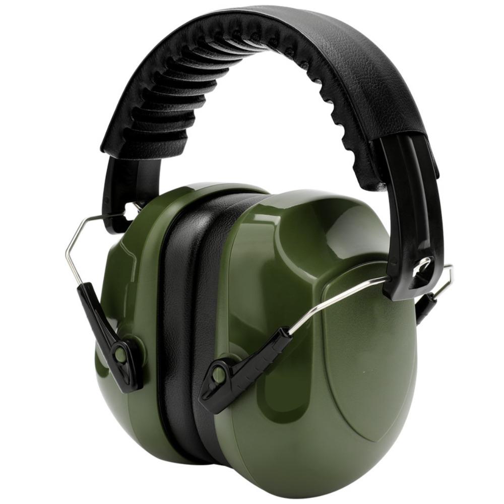 SNR-34dB Anti-Noise Earmuffs Foldable Ear Defenders Adjustable Head Earmuffs  Student Children