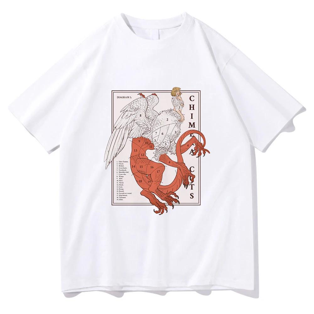 Delicious in Dungeon Falin Chimera Cuts Tshirt Fashion Women's Harajuku Marcille Chilchuck T-shirt Unisex Vintage T Unisex T-Shirt