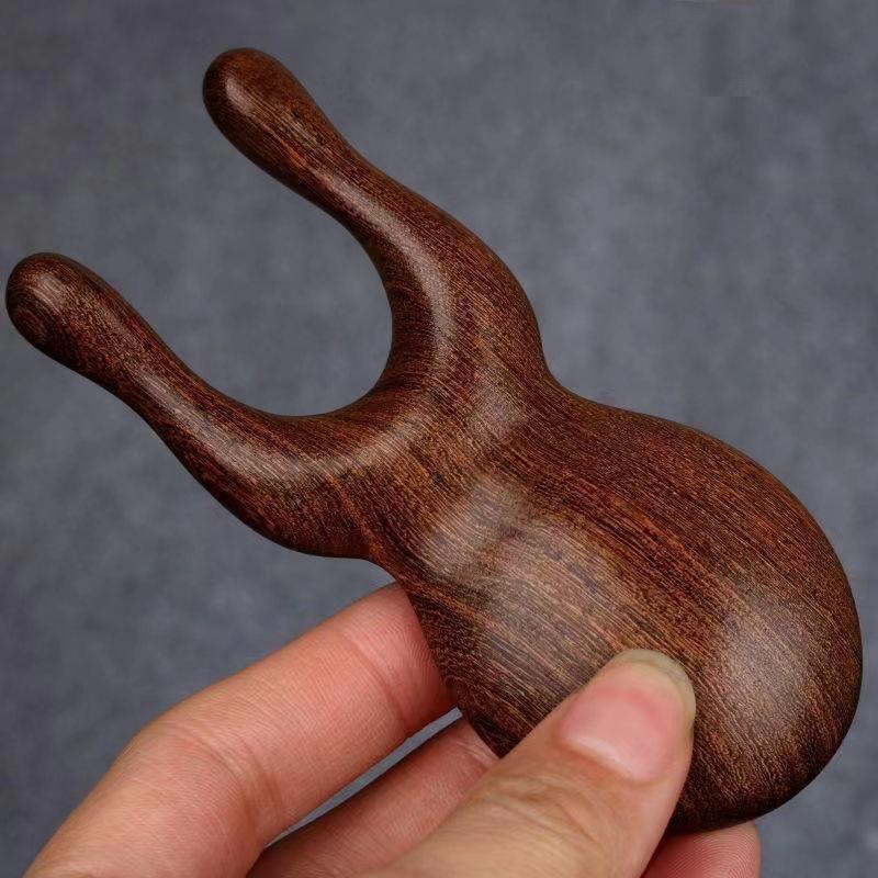 Multifunctional Sandalwood Scalp & Head Massager Comb for Hair Loss and Gua Sha Therapy