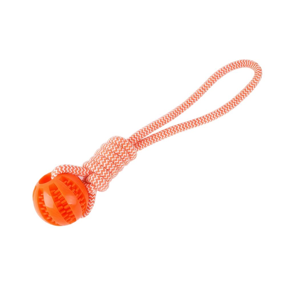 Dog Rope Chew Toy with Durable Ball and Knot for Tug of War Interactive Training and Teeth Cleaning Pet Toy for Dogs