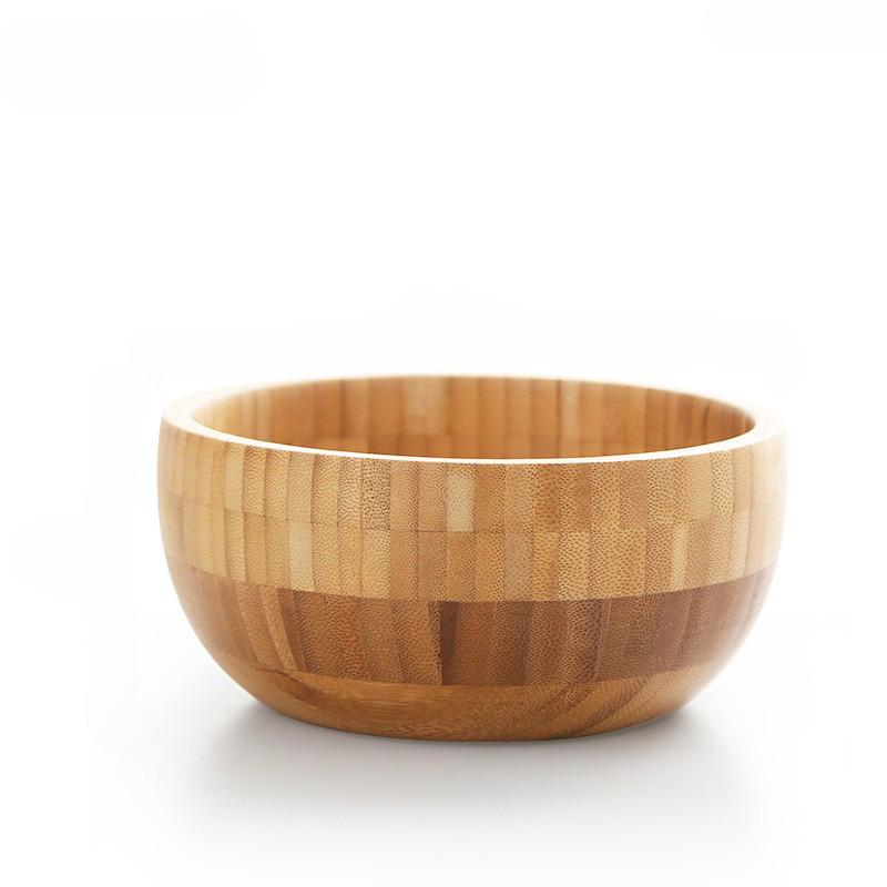 Japanische Salatschüssel Holzschüssel Nudelschüssel Bambus Lamian Nudelschüssel Set Groß und Nudelholzbecken Küchenzubehör