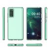 Spring Case Pokrowiec Żelowe Etui Z Kolorową Ramką Do Samsung Galaxy A72 4G Czarny