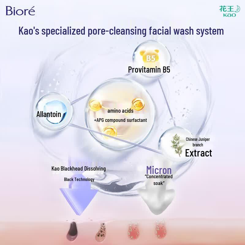 Biore Amino Acid Pore Cleansing Facial Foam 160ml