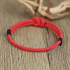 Noter New Mens Rope Bracelet Adjustable Grade A 4mm Lucky Red String Chain Braslet 5 Colors Cool Riding Hand Accessories Joias