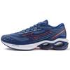 Creation 24 Round Toe Lace-Up Shock Absorbing Non-Slip Wear-Resistant Low-Top Casual Running Shoes Unisex Sneaker Blue Orange J1GC230101