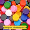 Colored Plastic Bottle Caps for DIY Creative Puzzles & Crafts