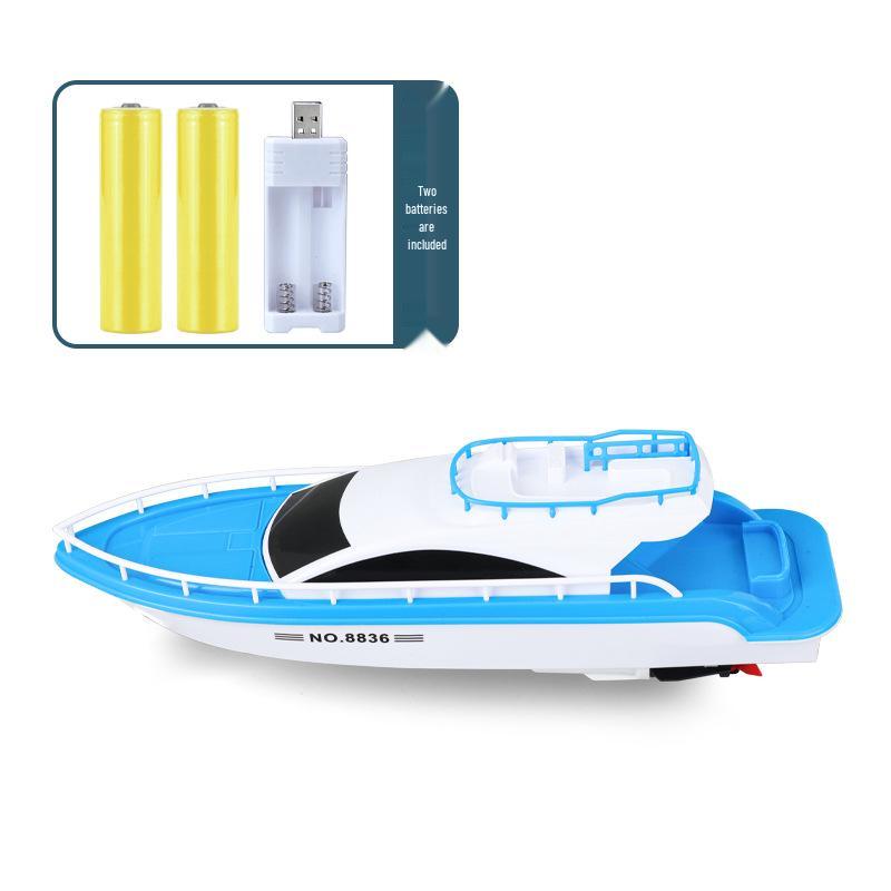 

Детская электрическая игрушка-катер: Готовая к воде модель яхты для веселья во время купания
