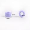 Acrylic Pony Beads Large Hole Beads Dreadlocks Solid Color Bucket Beads Diy Mobile Phone Chain Necklace Loose Beads Jewelry Accessories
