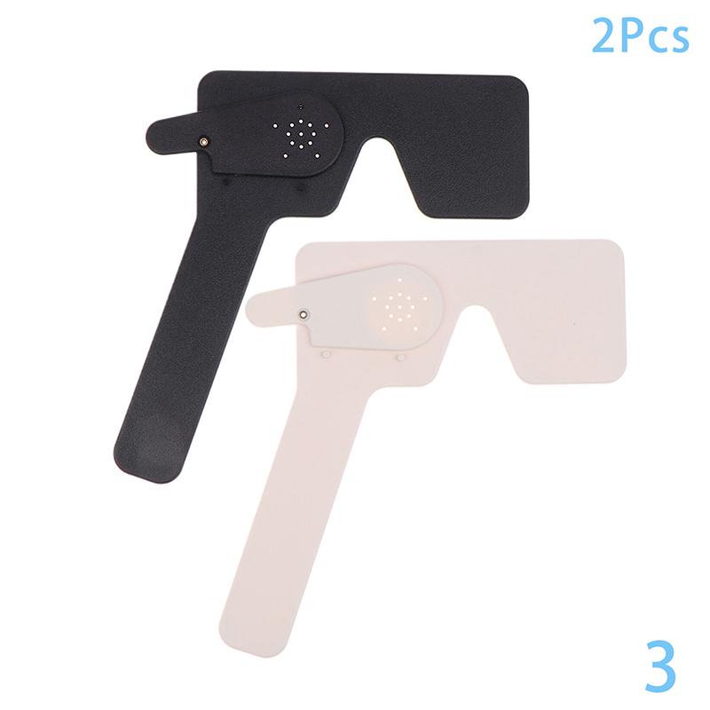 Eye Occluder For Vision Test And Optometry Eye Spoon Eyesight Adjustment Ruler Multiple Pin Hole Occluder Eye Patch