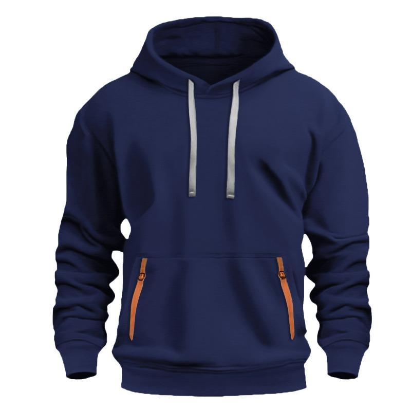 2025 New Autumn and Winter Men's Sweatshirts Fashion Hoodies Casual Pocket Pullovers
