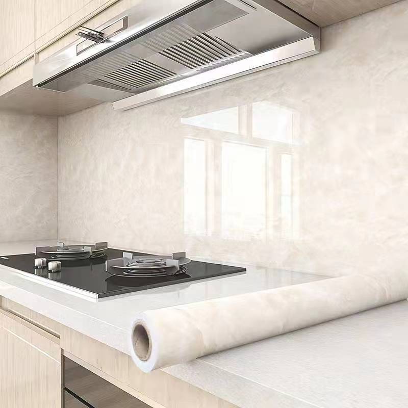 Marble Vinyl DIY Self Adhesive Wallpaper Bathroom Kitchen Contact Paper Waterproof Oil-proof Heat-resistant For Furniture Decor
