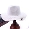 European and American straw hat with large brim straw hat women's seaside camping outdoor sun protection and UV protection sun hat vacation beach hat