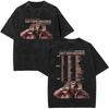 Rapper CENTRAL CEE WILD WEST Tour Magliette Lavate Vintage Unisex Donna Moda Maglietta Larga in Cotone Hip Hop Streetwear