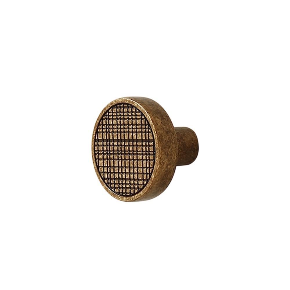 1Pcs Durable T Bar Drawer Knob Vintage Grid texture Cabinet Handle Multi-size Cabinet Door Pull Cupboard