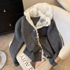 Hooded Lace Patchwork Knitted Cardigan - Long Sleeve Autumn/Winter Versatile Sweater